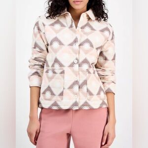 NWT - UGG Women's Quilted Sun Shirt Jacket - Sunstone